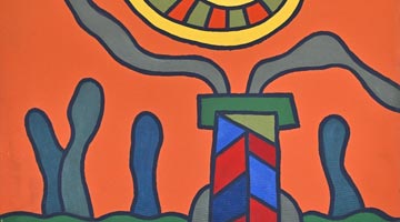 Ξεναγήσεις στην έκθεση "Αλέξης Ακριθάκης. Μια γραμμή κύμα"